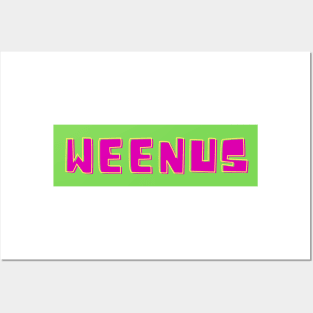 Weenus Posters and Art